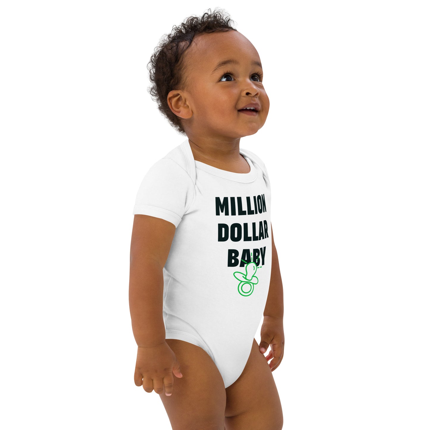 Million Dollar Baby - Organic cotton baby bodysuit