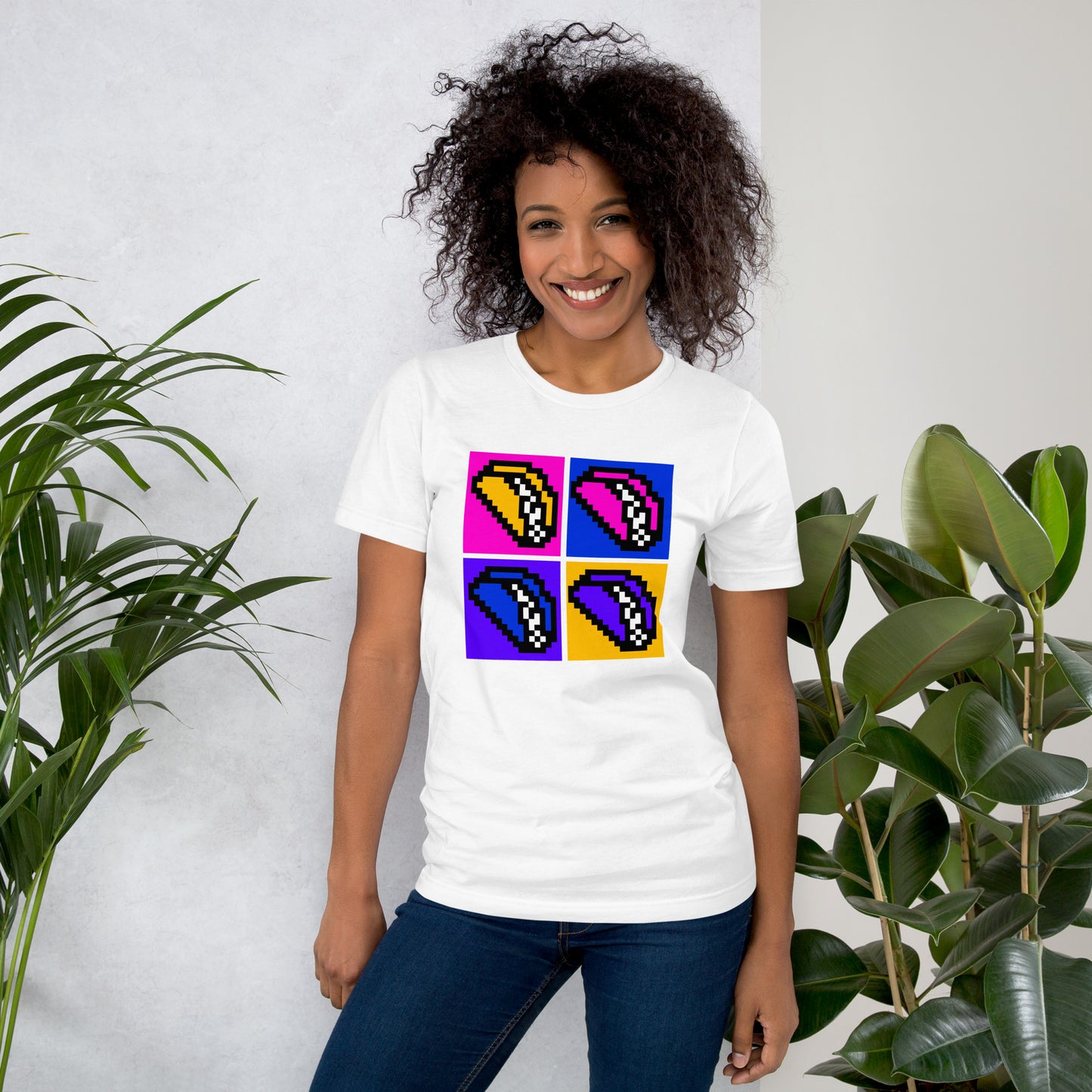 Warhol 8-bit Taco - Unisex t-shirt