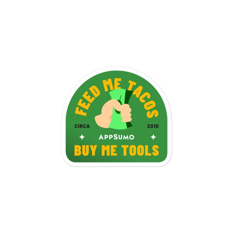 Feed me tacos - Sticker