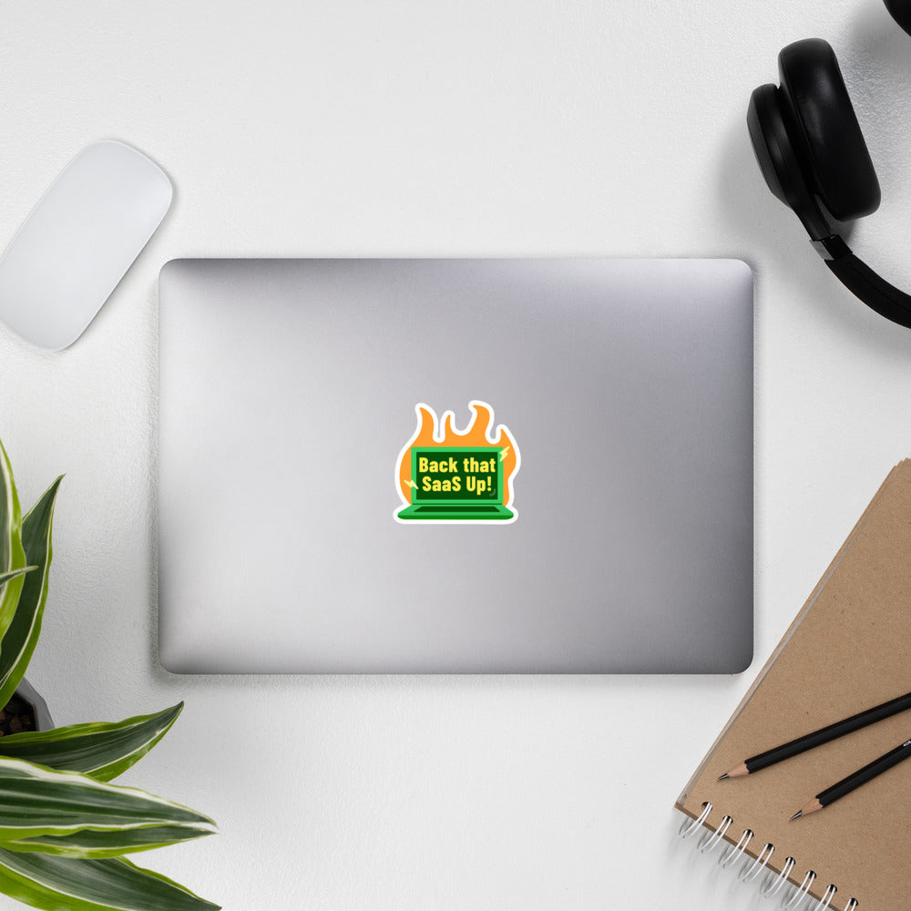 Back that Saas up - Sticker