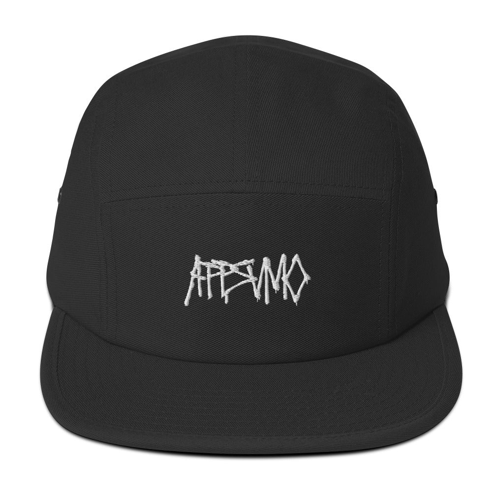 Graffiti 5 panel hat Weirdo Graffiti Tag Snapback Hat | B.Different Clothing main image 4