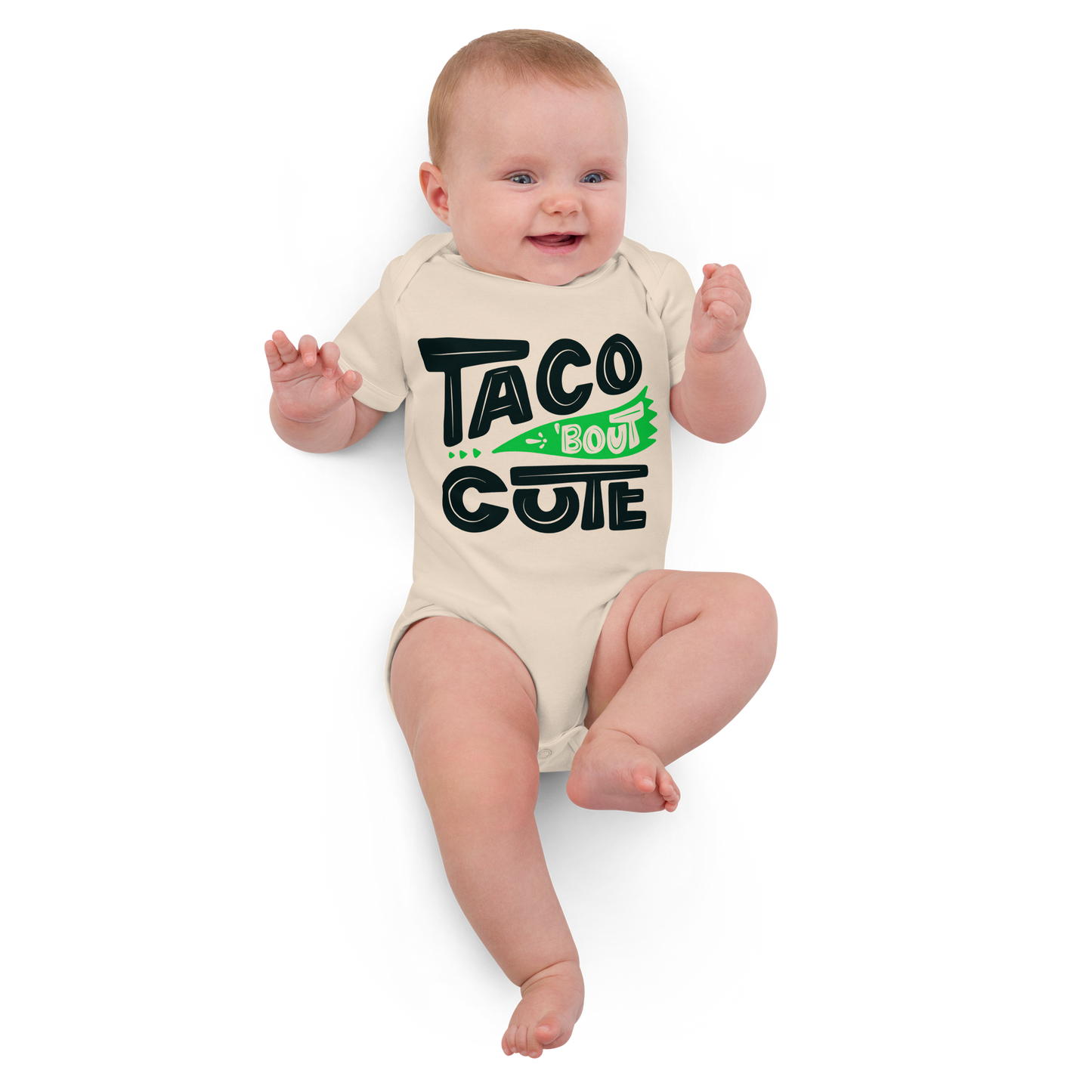 Taco 'Bout Cute - Organic cotton baby bodysuit