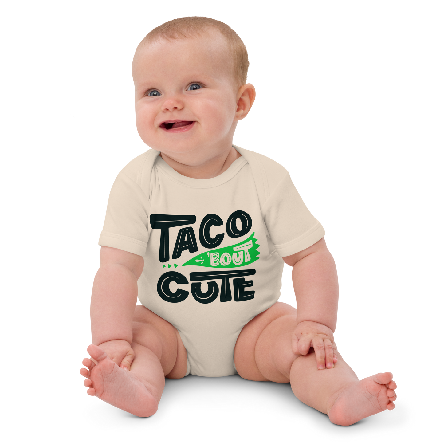 Taco 'Bout Cute - Organic cotton baby bodysuit