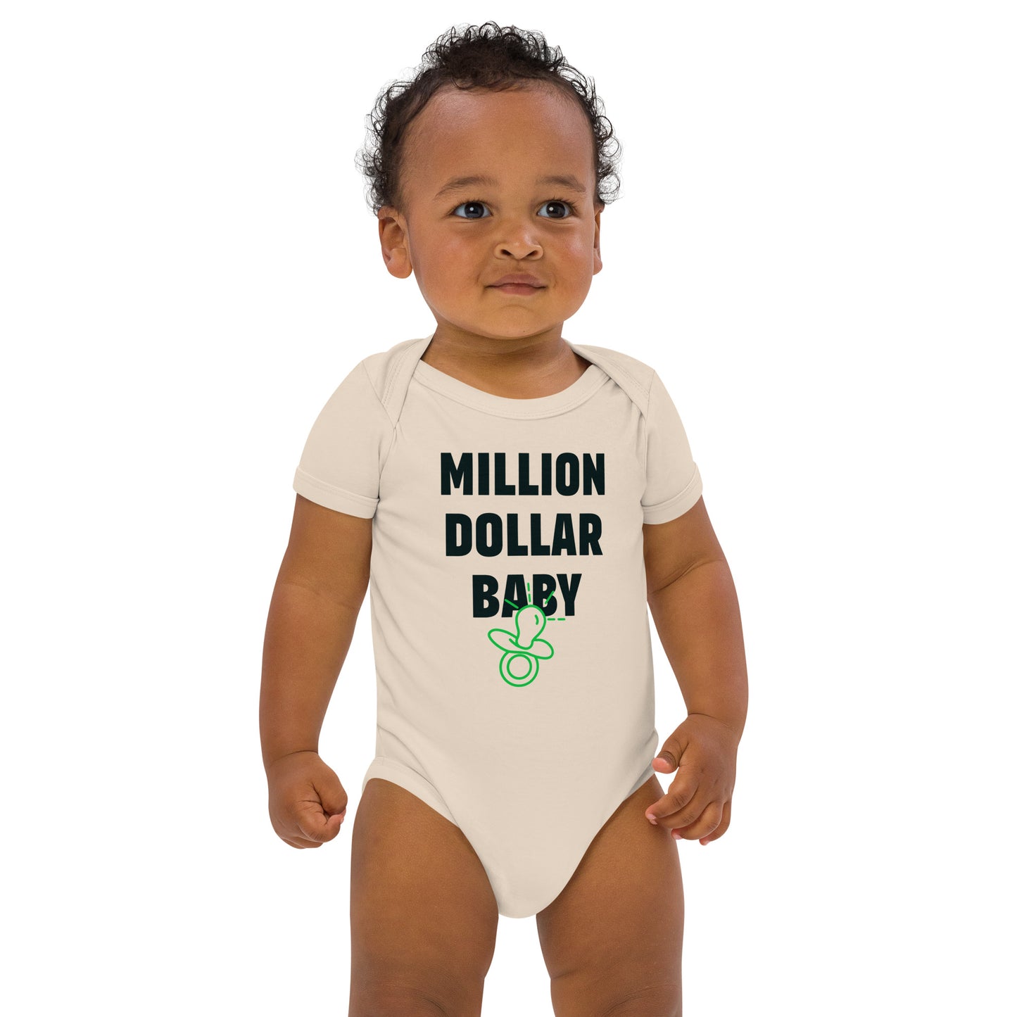 Million Dollar Baby - Organic cotton baby bodysuit