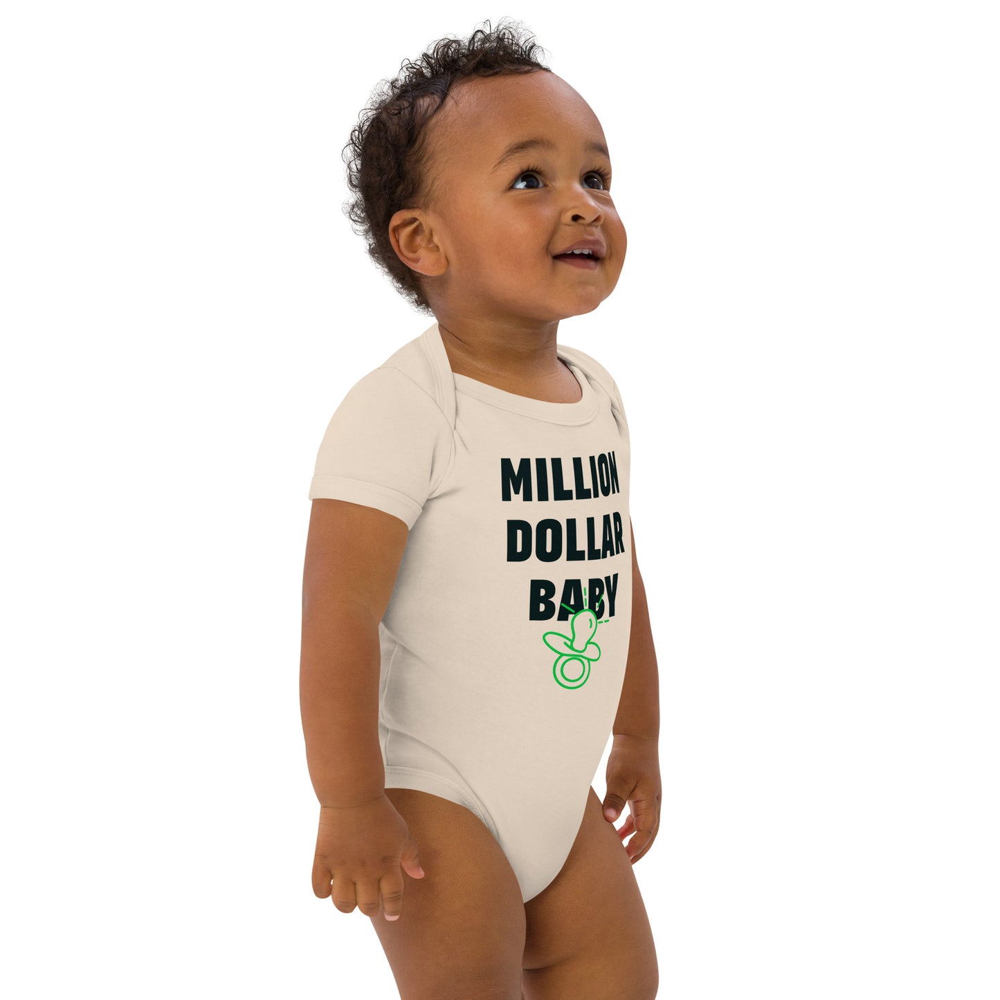 Million Dollar Baby - Organic cotton baby bodysuit