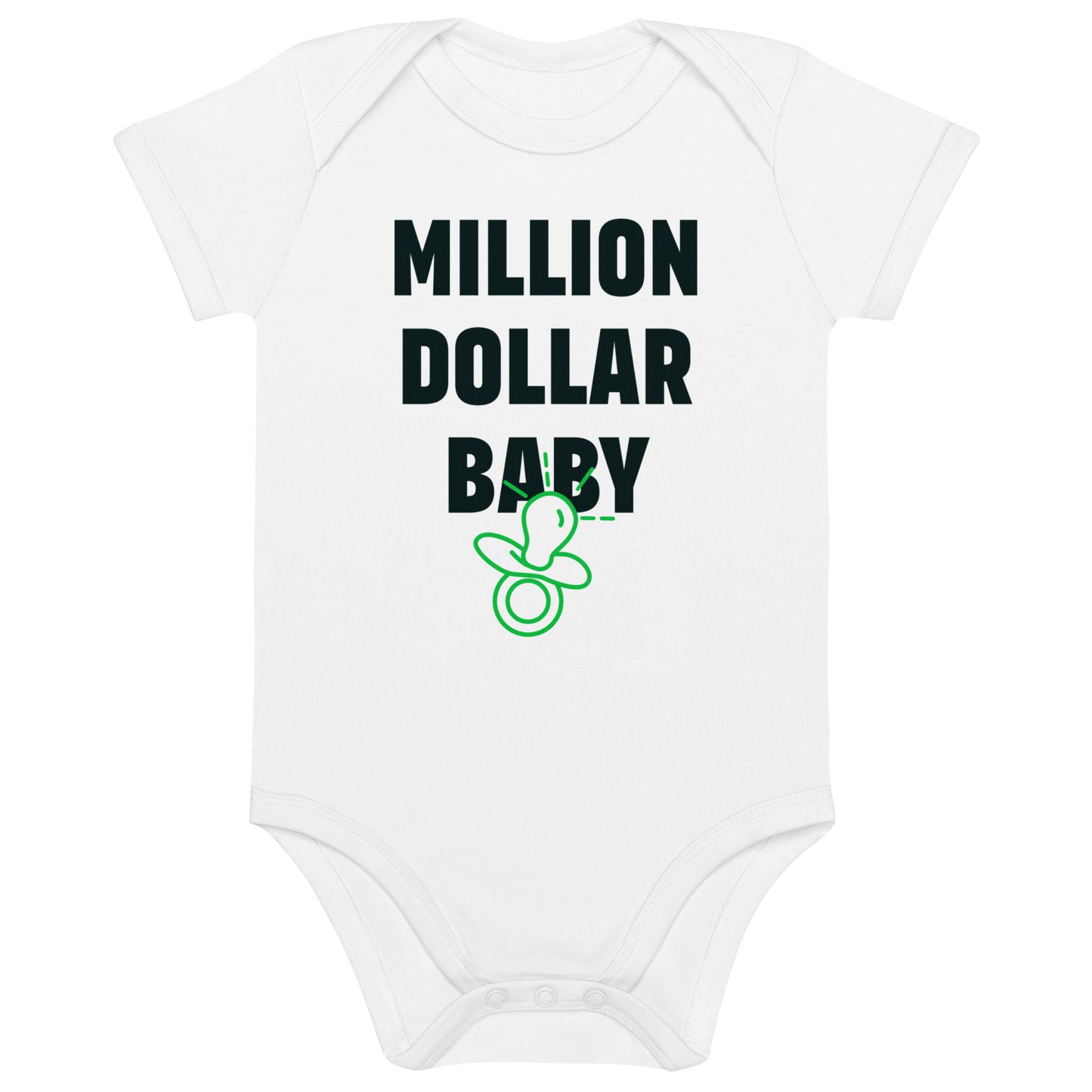 Million Dollar Baby - Organic cotton baby bodysuit