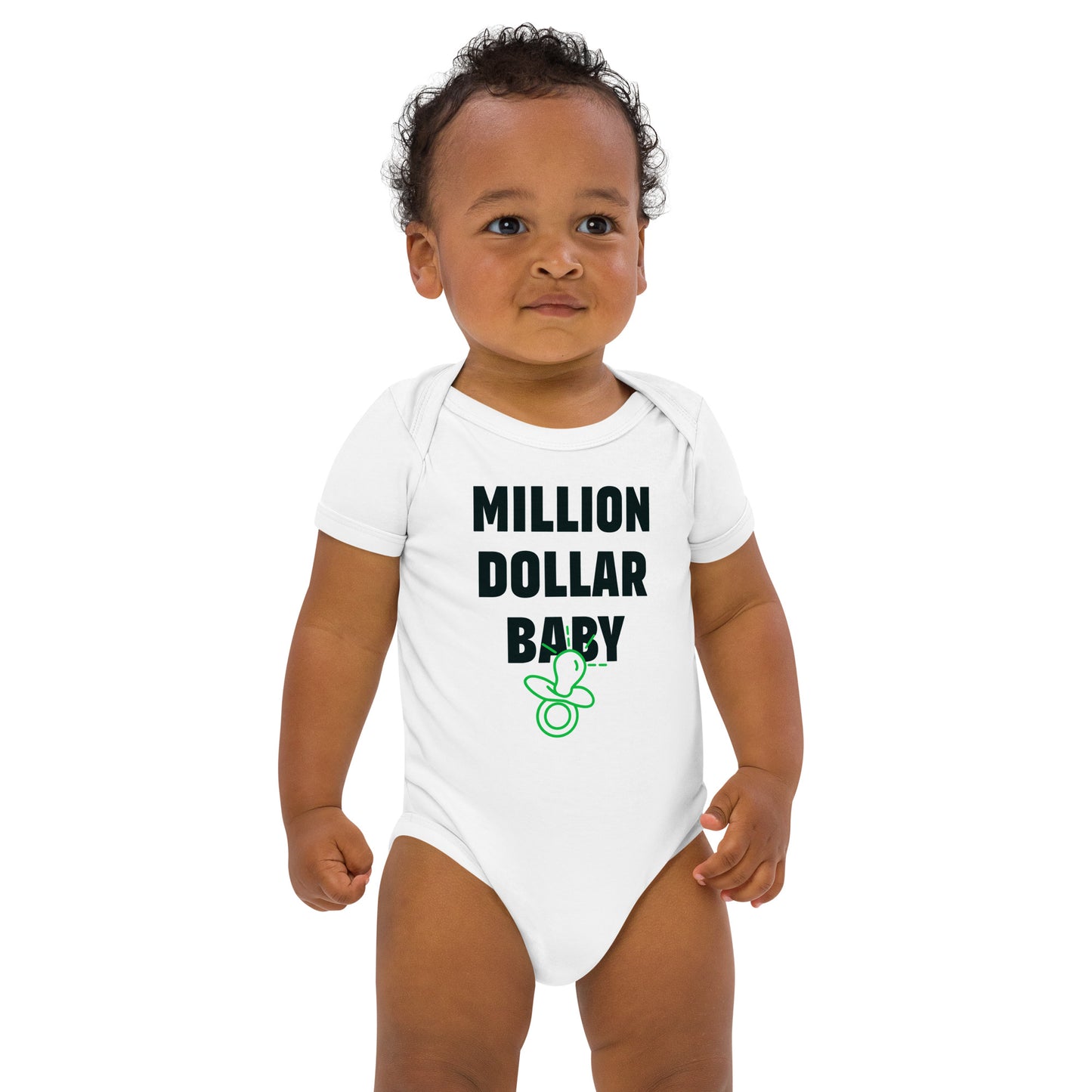 Million Dollar Baby - Organic cotton baby bodysuit