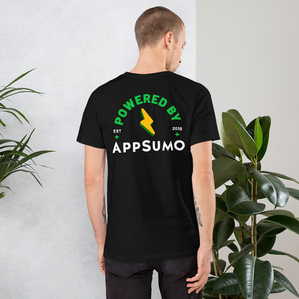 Powered by AppSumo - Short-Sleeve Unisex T-Shirt
