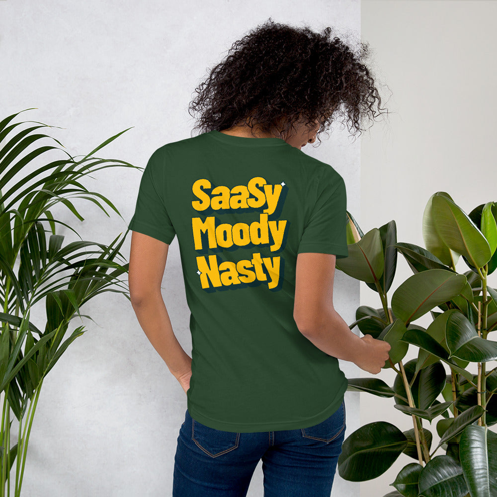 SaaSy Moody Nasty - Short-Sleeve Unisex T-Shirt